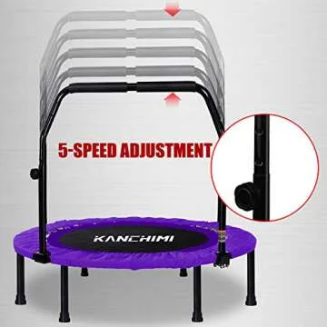 Kanchimi Folding Mini Rebounder Trampoline - Indoor Fitness