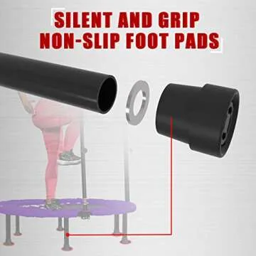 Kanchimi Folding Mini Rebounder Trampoline - Indoor Fitness