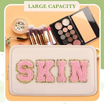 Sanwuta Preppy Makeup Bag Set - Stylish & Waterproof