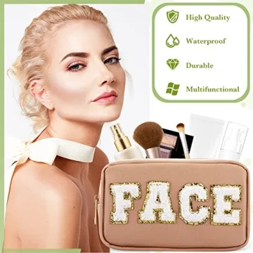 Sanwuta Preppy Makeup Bag Set - Stylish & Waterproof