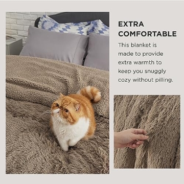 Bedsure King Size Sherpa Blanket for Cozy Comfort