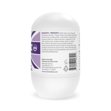 Fresh Kidz Natural Deodorant for Girls, 24 Hour Protection