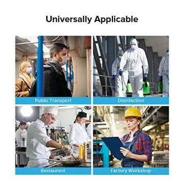 XIFU 044852020-02000FMSV00364001 Ourlook Safety Protective Goggles, Crystal Clear and Anti-Fog Design