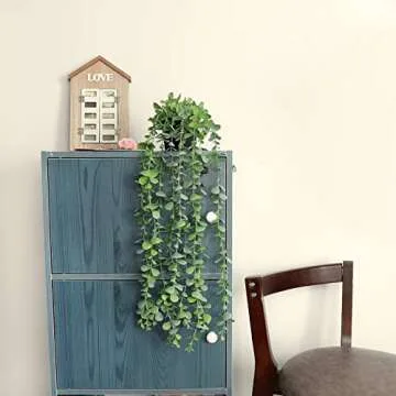 FUNARTY Artificial Hanging Plants for Home and Garden