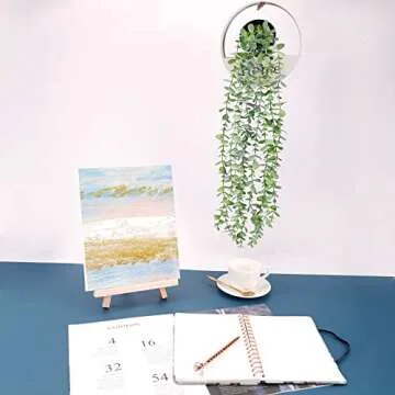 FUNARTY Artificial Hanging Plants for Home and Garden