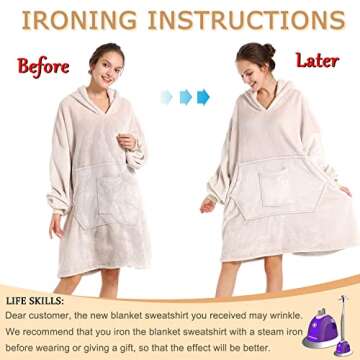REDESS Blanket Hoodie Sweatshirt for Ultimate Comfort
