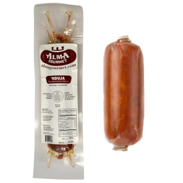 Nduja Spreadable Hot Calabrese Salami - All Natural, No Artificial Ingredients, No Antibiotics, No A...