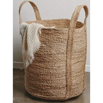 GooBloo Extra Large Handmade Woven Storage Basket