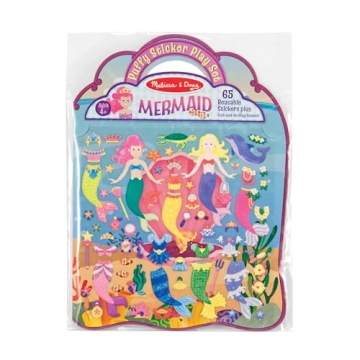 Melissa & Doug Mermaids Puffy Sticker Book for Kids
