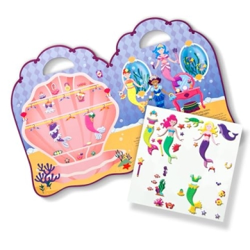 Melissa & Doug Mermaids Puffy Sticker Book for Kids