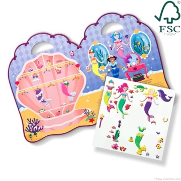 Melissa & Doug Mermaids Puffy Sticker Book for Kids