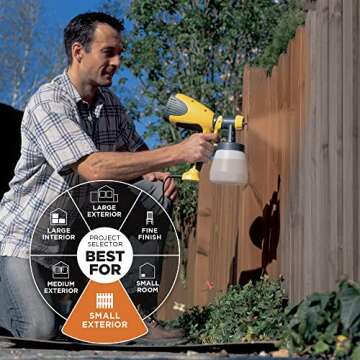Wagner Spraytech 0417005 HVLP Control Spray Stain Sprayer, Ideal for Staining and Sealing Decks, Fences, and Lattice