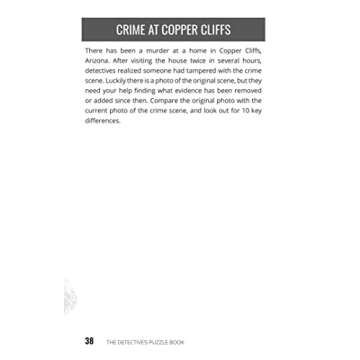 Hunt A Killer Detective Puzzle Book for Mystery Lovers