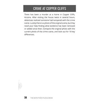 Hunt A Killer Detective Puzzle Book for Mystery Lovers