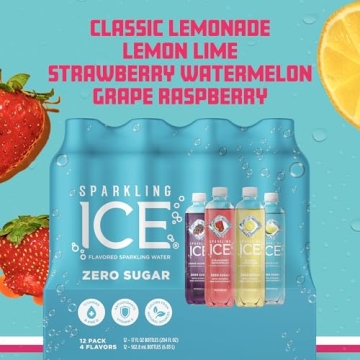 Sparkling Ice Blue Variety Pack - 12ct Zero Sugar