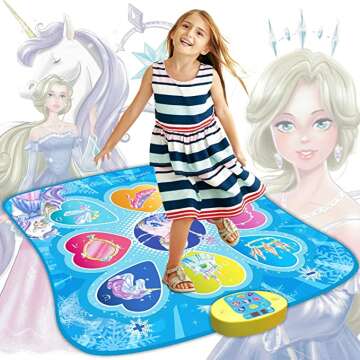 Frozen Unicorn Dance Mat for Kids' Joyful Play