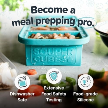 Souper Cubes Silicone Freezer Molds for Meal Prep