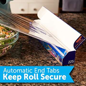 Reynolds Kitchens Quick Cut Plastic Wrap - 250 Sq Ft roll