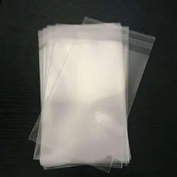 200ct Clear Cello Bakery Bags Self-Sealing for Gifts