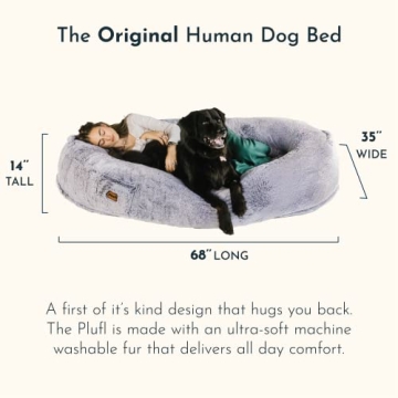 Plufl Human Dog Bed - Ultimate Comfort for Everyone