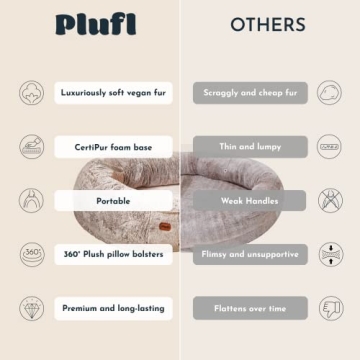 Plufl Human Dog Bed - Ultimate Comfort for Everyone