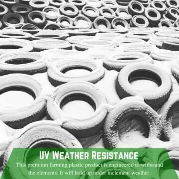 Robust Silage Tarp for Farmers - 5 Mil Polyethylene Cover