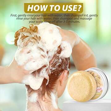 Ginger Shampoo Bars for Natural Hair Growth and Care