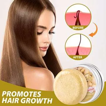 Ginger Shampoo Bars for Natural Hair Growth and Care