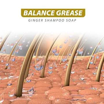 Ginger Shampoo Bars for Natural Hair Growth and Care