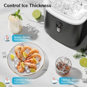 Antarctic Star Countertop Ice Maker – High Capacity & Fast Ice