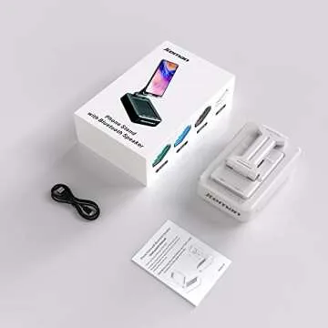 JTEMAN Bluetooth Phone Stand & Speaker for Men Women