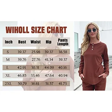 WIHOLL Women's Khaki Sweat Suit Set with Pockets
