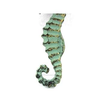 Antique Bronze Cast Iron Decorative Seahorse Bottle Opener 6 Inch - Cast Iron Bottle Opener - Sea Home