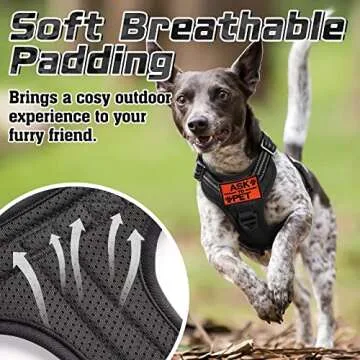 High-Performance Tactical Dog Harness for Large Dogs