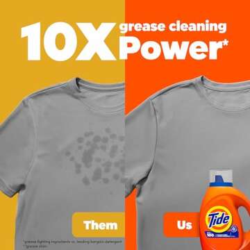 Tide Laundry Detergent Liquid, Original Scent, HE Compatible, 100 Loads, 132 fl oz