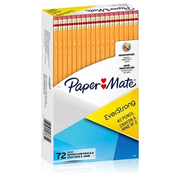 Paper Mate EverStrong 72-Count Pencils for School & Art