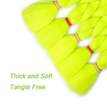 Bold MSCHARM Ombre Braiding Hair Extensions for Women