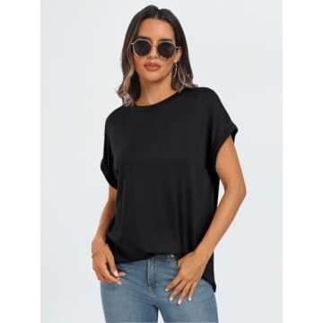 AUTOMET Oversized Casual Women's Summer Shirts