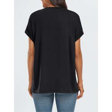 AUTOMET Oversized Casual Women's Summer Shirts