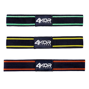 4KOR Resistance Fit Bands - Set of 3 | Tone & Lift Glutes, Arms & Legs - Exercise Band for Strength ...