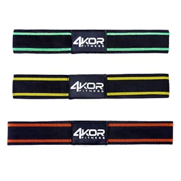 4KOR Resistance Fit Bands - Set of 3 | Tone & Lift Glutes, Arms & Legs - Exercise Band for Strength ...