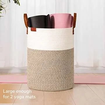 Chic Cotton Rope Laundry Hamper - Stylish & Functional