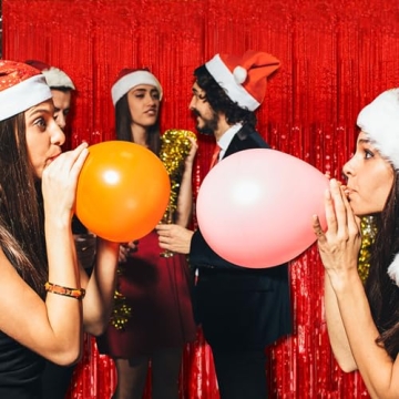 2 Pack Red Streamers Backdrop for Party Celebrations