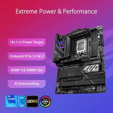 ASUS ROG Strix Z790-E Gaming WiFi II LGA 1700 ATX Motherboard for Gamers