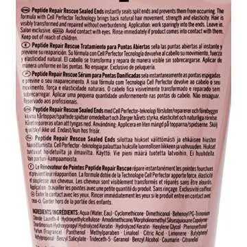 Schwarzkopf Professional BONACURE Peptide Repair Rescue Sealed Ends Hair Tips Fluid, 150ml