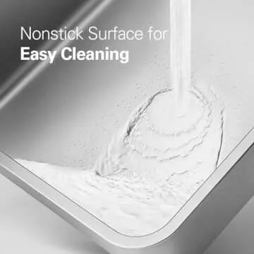 Zarler Stainless Steel Litter Box with Lid, Extra Large Cat Litter Box, XL Large Metal Litter Box fo...