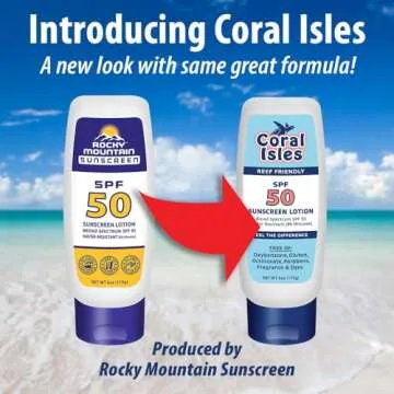 Rocky Mountain Sunscreen SPF 50 Lotion | Broad Spectrum UVA/UVB Protection | Hawaii 104 Reef Act Com...