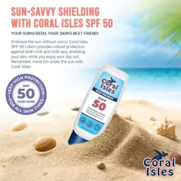 Rocky Mountain Sunscreen SPF 50 Lotion | Broad Spectrum UVA/UVB Protection | Hawaii 104 Reef Act Compliant (Oxybenzone & Octinoxate Free) | Water Resistant 80 Min. | Fragrance Free | 6 Fl Oz