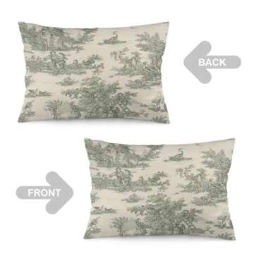 Vintage Floral Chinoiserie Pillow Covers for Home
