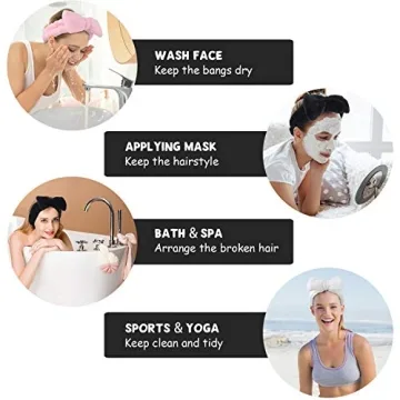 Buy SINLAND Ultra Soft Spa Facial Headbands for Makeup